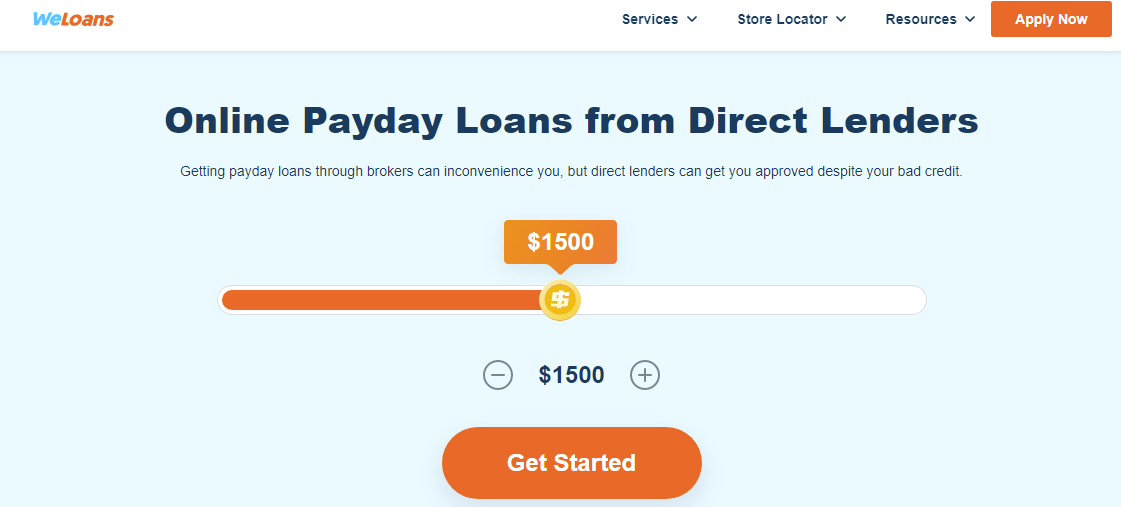 How Can You Get Direct Lender Payday Loans With We